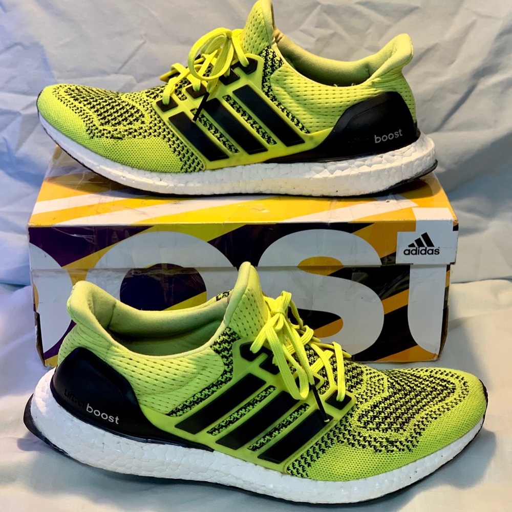 Adidas UltraBoost 1.0 OG Solar Yellow 🔥 2015